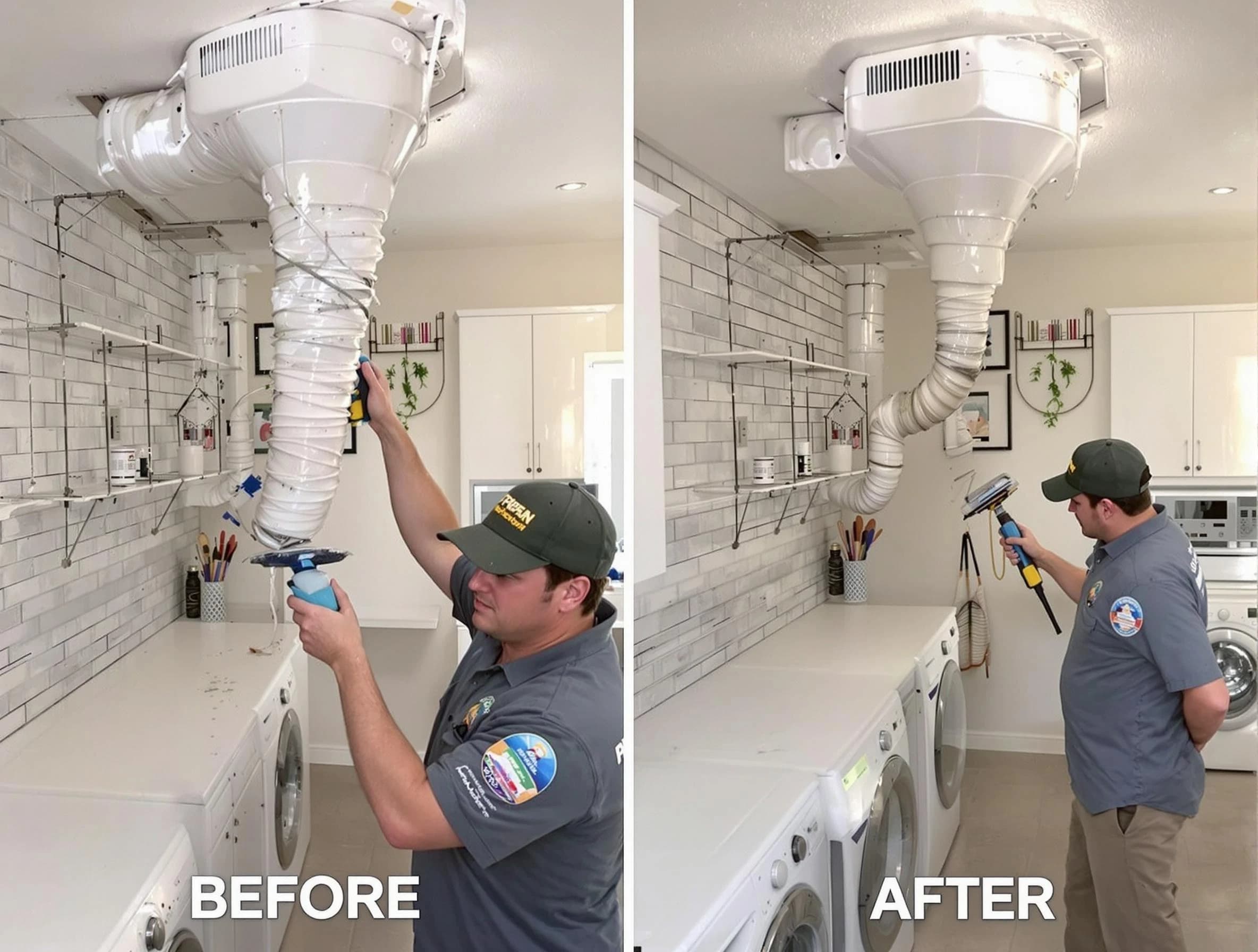 Professional dryer exhaust vent cleaning by Centennial Dryer Vent Cleaning in Centennial