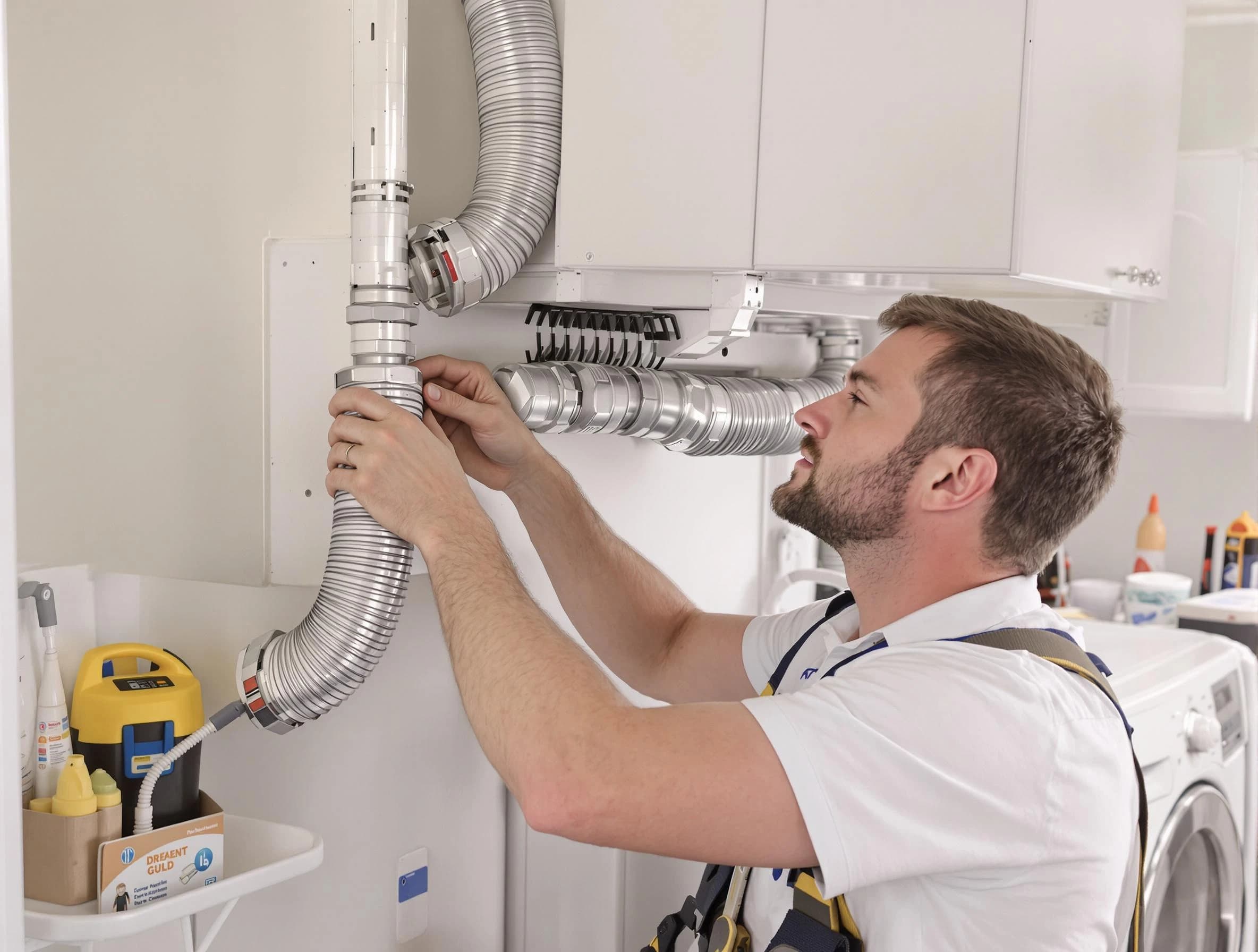 Professional dryer vent repair and installation by Centennial Dryer Vent Cleaning in Centennial