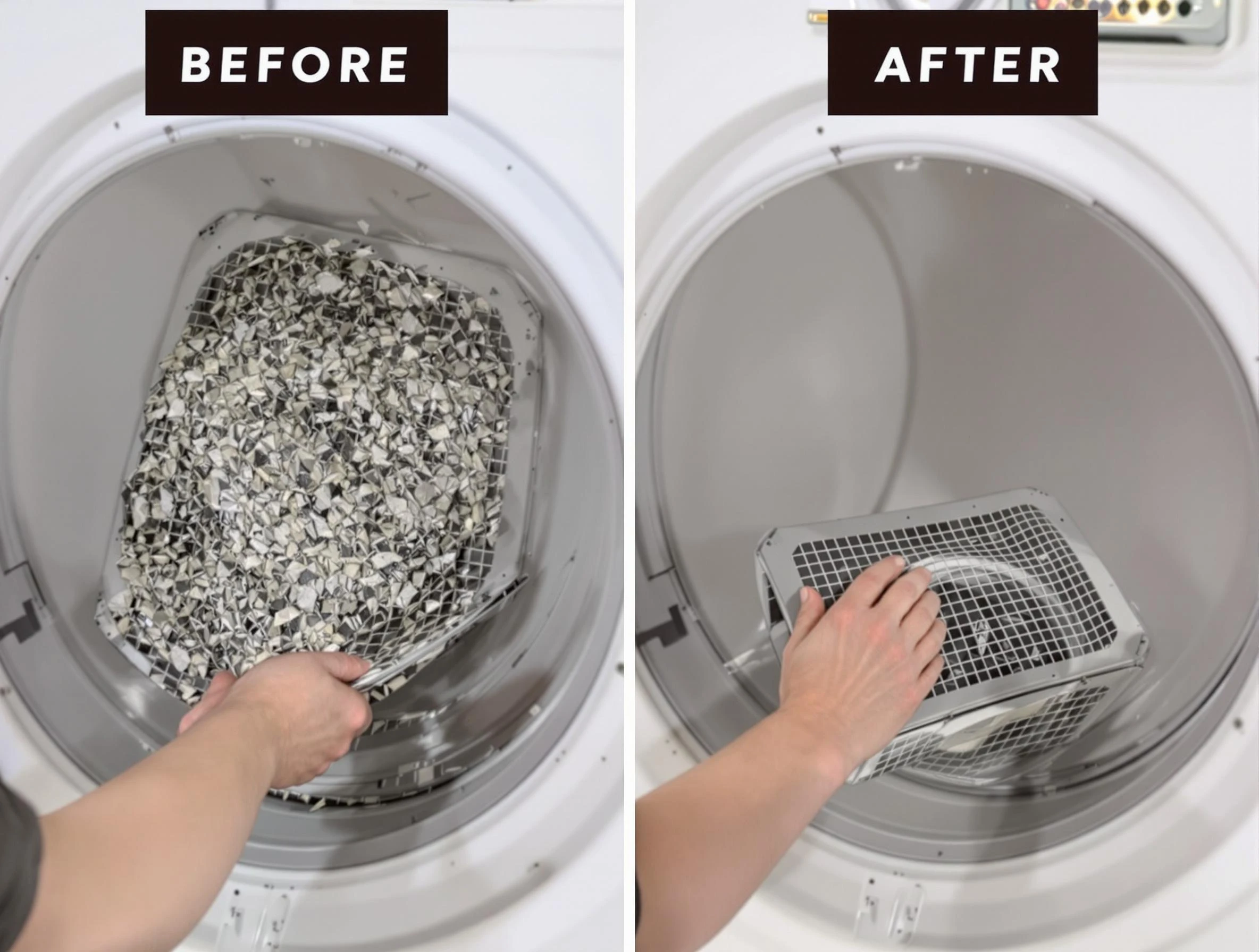 Professional lint trap cleaning by Centennial Dryer Vent Cleaning in Centennial