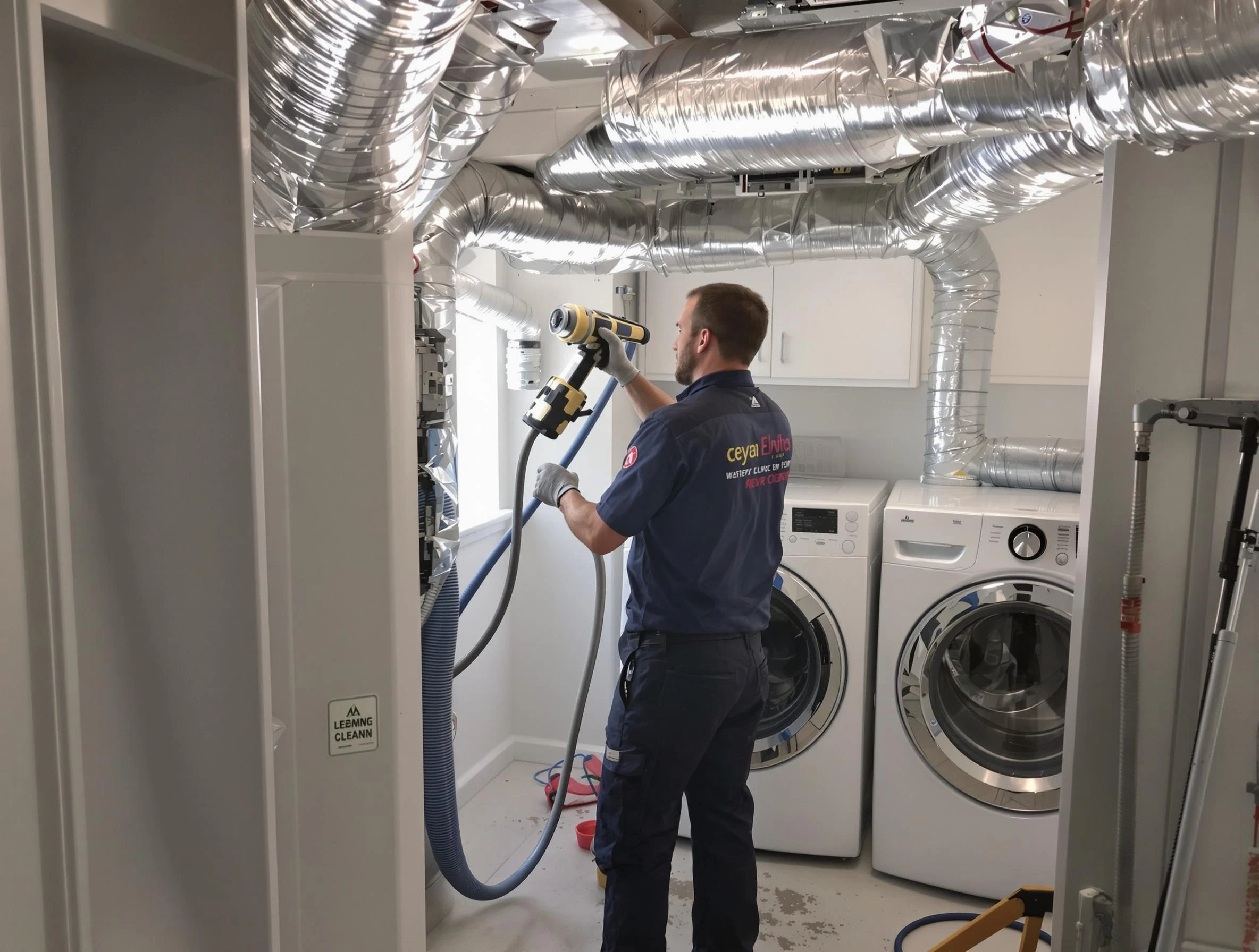 Centennial Dryer Vent Cleaning specialist using advanced equipment for thorough duct cleaning in Centennial